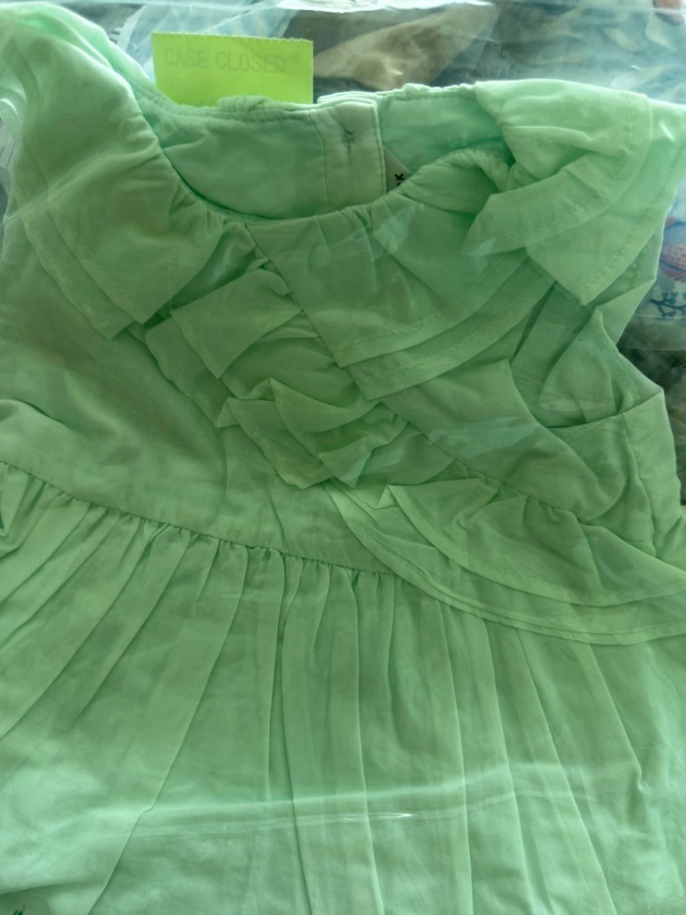 Jamie and Jack Girls' Mint Floral Bow Party Dress 18 to 24 months NWT - Picture 5 of 6